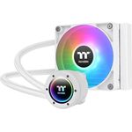 Thermaltake TH120 V2 ARGB Sync CPU Liquid Cooler Snow Edition All-In-One, für kleine und mittlere Gehäuse geeignet, mit Infinity-Mirror-Design