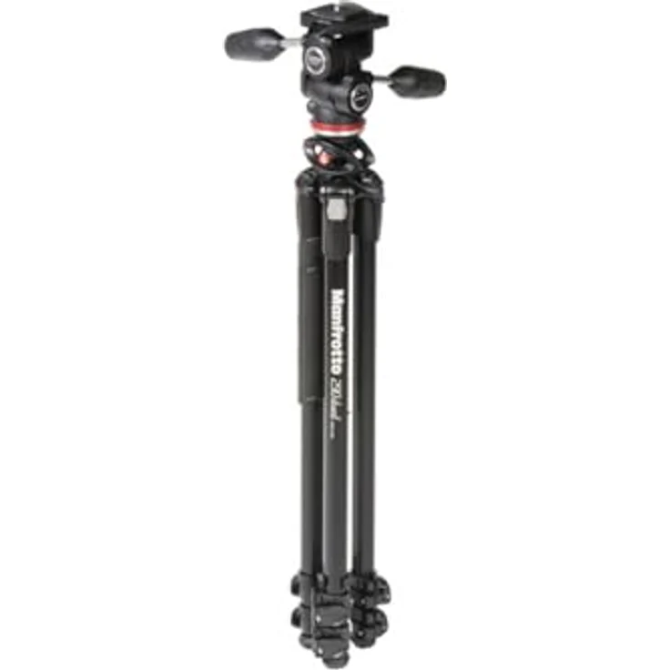 Manfrotto MK290DUA3-3W 290 DUAL Kit Alu 3 Segmemte (90 Grad Mittelsäule, 3-Wege Neiger) – Bild 4