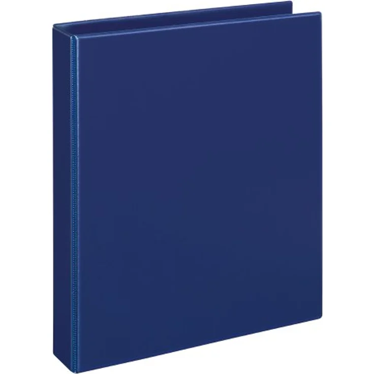 VELOFLEX Präsentationsordner Ringbuch Basic A4, 4-D-Ring-Mechanik mit 25mm Füllhöhe, PP kaschiert, blau – Bild 2