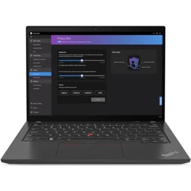 Lenovo ThinkPad T14 Gen 4 21HD - 180°-Scharnierdesign - Intel Core i5 1335U / 1.3 GHz - Win 11 Pro - Intel Iris Xe Grafikkarte - 16 GB RAM - 512 GB SSD, NVMe - 35.6 cm (14") IPS 1920 x 1200, schwarz – Bild 2
