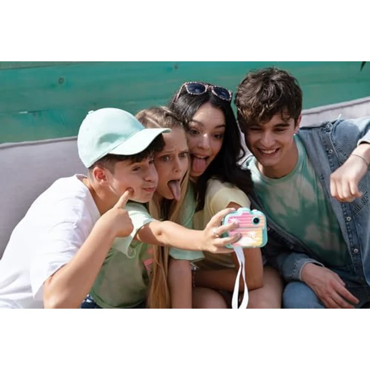 Canal Toys PHOTO CREATOR Instant Camera Summer Edition, Sofortbildkamera mit sofortiger Druckfunktion, benutzerfreundlichem Design für kreative Köpfe, bunt – Bild 9