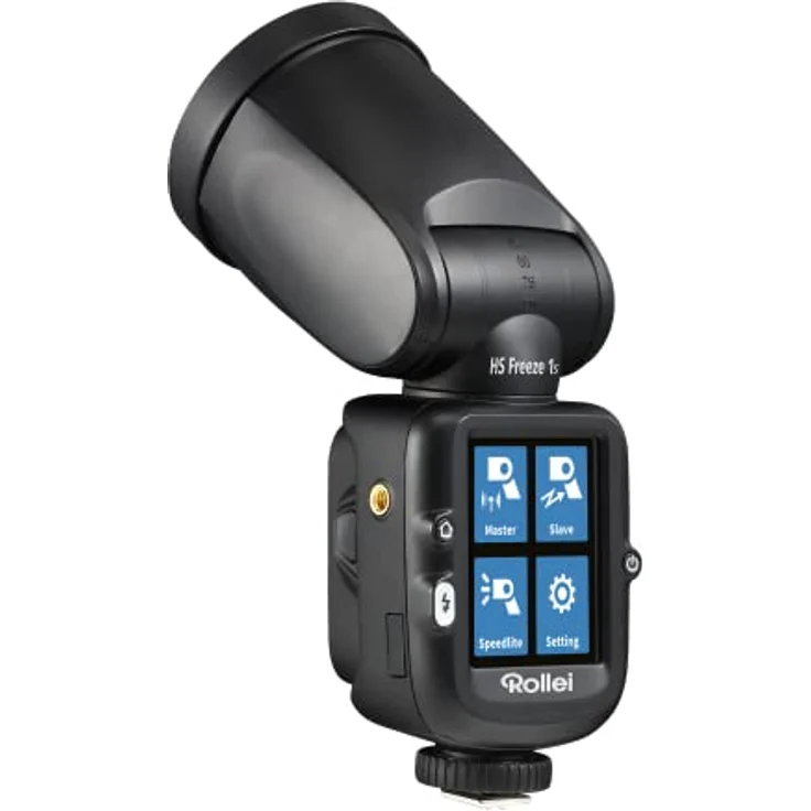 ROLLEI HS Freeze 1S - Aufsteckblitz I Blitzgerät I Kamera I Blitzschuh I 2,8“-Touchscreen I 2,4 GHz-Fernauslöser – Bild 2