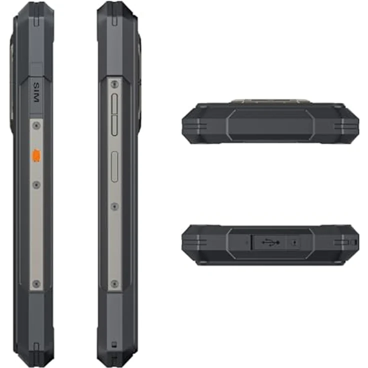 Cubot Kingkong X PRO 5G, Smartphone mit 6,72" FHD+ 144Hz Display, 24GB RAM, 256GB ROM, 100 MP Kamera, 10200mAh Akku, Android 14, Schwarz – Bild 5