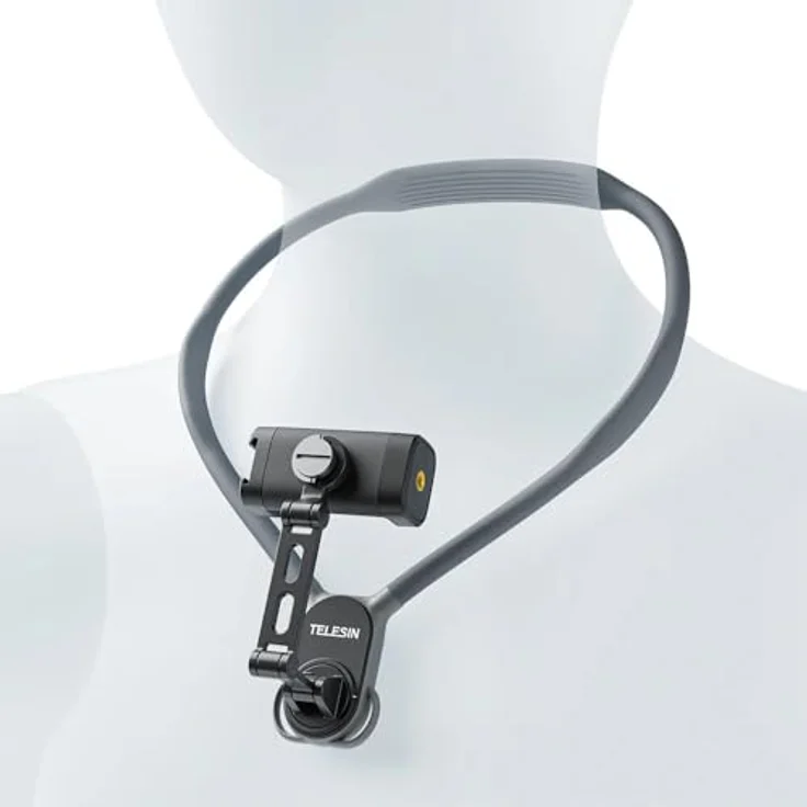 Telesin S2-HNB-02, Nackenhalter mit Handyhalterung für Drohnen, bequemes und leichtes Design für Smartphones – Bild 2