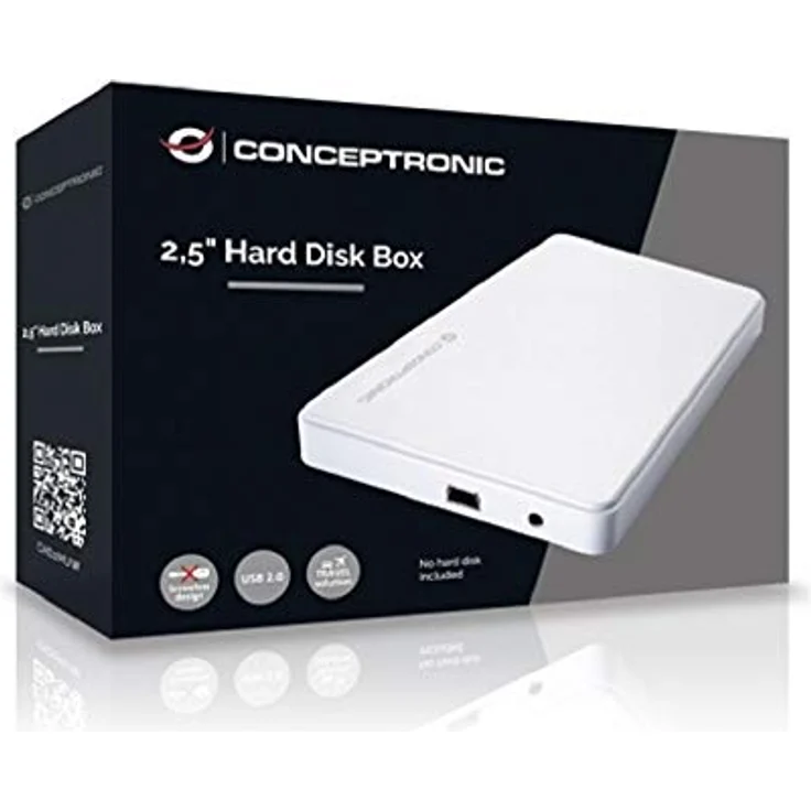 Conceptronic CHD2MUW Festplattengehäuse 2.5'' USB2.0 SATA I-III weiß – Bild 7