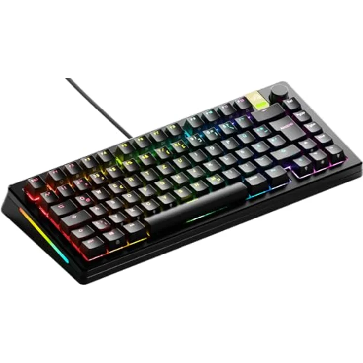 Glorious Gaming GMMK 3 PRO HE: Hall-Effekt Tastatur mit Rapid Trigger, modularem Aluminiumgehäuse & Dichtungssystem - 8K-Abrufrate, MX- & HE-Schalter (Deutsche QWERTZ, TKL 75%, Schwarz) – Bild 1