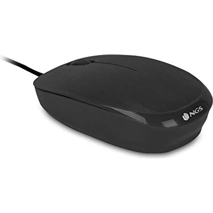 NGS Flame - Mäuse (USB, Schwarz, Kabel, rechts, Büro, Universal) – Bild 2