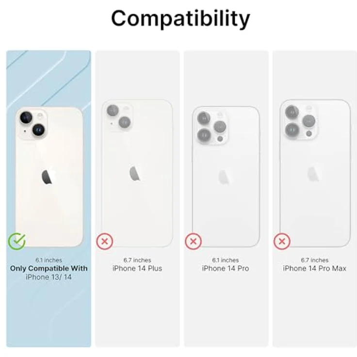 Catalyst Influence Case für iPhone 14, 2,5-Fach höherer Fallschutz, resistent gegen Fingerabdrücke, langlebig, 30% lauteres Vorwärtsaudio, inklusive Umhängeband – Stealth Black – Bild 2