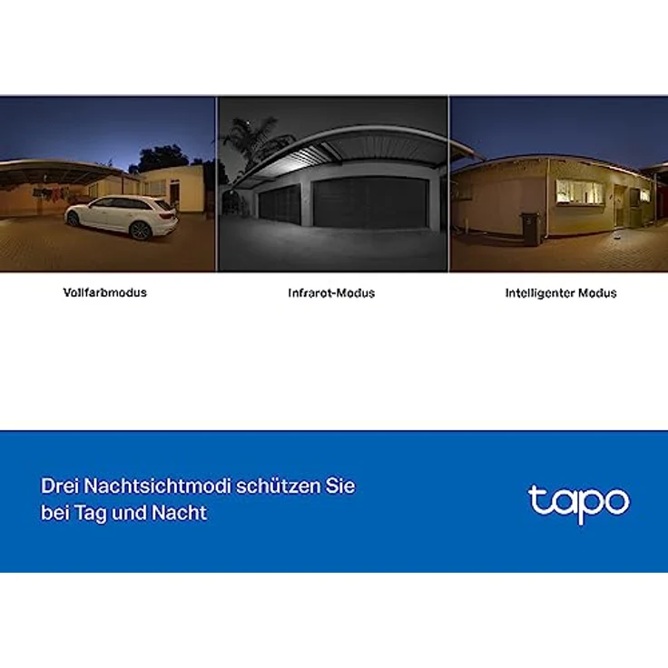 TP-Link Tapo C510W überwachungskamera aussen, WLAN IP Kamera, 360° Schwenk-/Neige WLAN-Kamera, 2K Auflösung, Vollfarbige Nachtsicht, IP65 wasserdicht, Intelligente Bewegungsverfolgung, Zwei-Wege-Audio – Bild 5