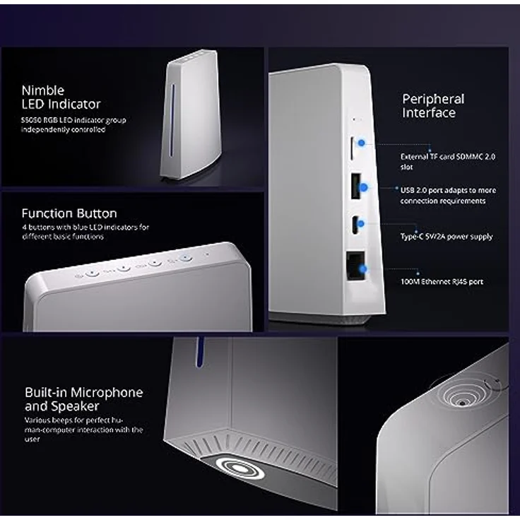 SONOFF iHost Smart Home Hub,Local Zigbee Gateway,Lokaler Lan Server mit Hausalarmfunktion,Unterstützt alle SONOFF Zigbee Geräte,Unterstützt Open API und ADD-On Integration.(RV1126 DDR4 4GB) – Bild 3