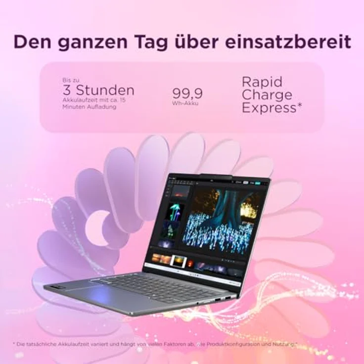 LENOVO IdeaPad Pro 5 16AGP11, 16 Zoll Laptop mit AMD Ryzen™ AI 9 465, 32 GB RAM, 1 TB SSD, Radeon™ 880M, Windows 11 Pro, grau – Bild 8