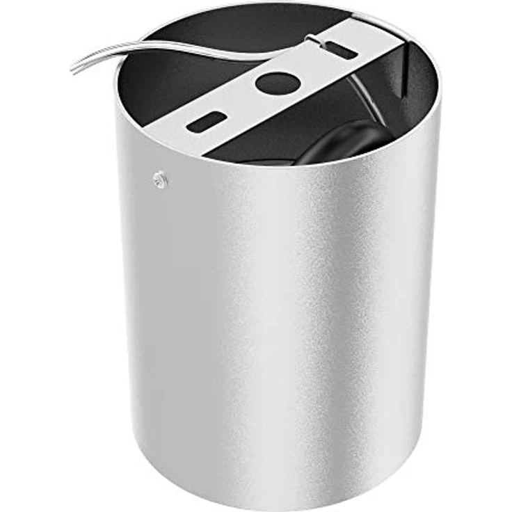 BRILONER Briloner Leuchten LED Aufbauleuchte, Deckenlampe GU10, Reflektor schwenkbar, 400 Lumen, 3.000 Kelvin, Silber, Ø 8cm, 5 W, Silberfarbig – Bild 4