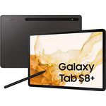 Samsung Galaxy Tab S8+ SM-X800 128 GB 31.5 cm (12.4) Qualcomm Snapdragon 8 GB Wi-Fi 6 (802.11ax) Android 12 Graphite