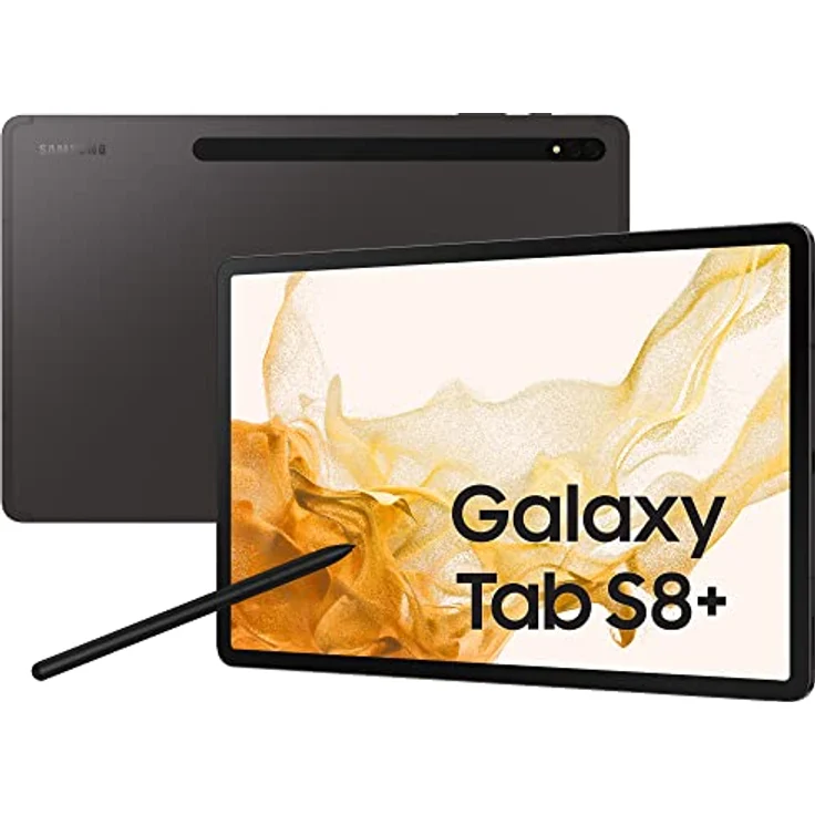 Samsung Galaxy Tab S8+ SM-X800 128 GB 31.5 cm (12.4) Qualcomm Snapdragon 8 GB Wi-Fi 6 (802.11ax) Android 12 Graphite – Bild 1