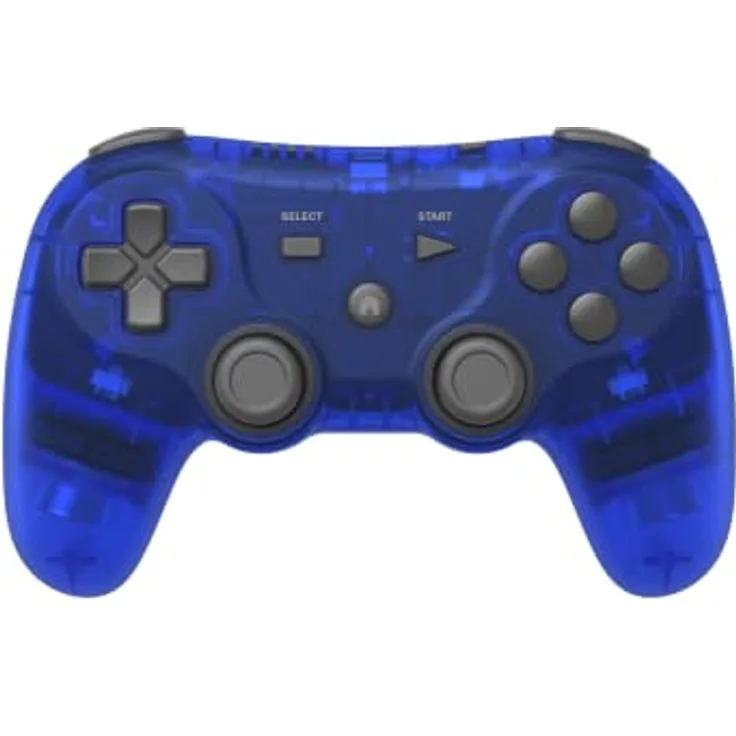 Retro Fighters Defender Pro BT, Wireless Controller für Sony PlayStation 2, Blue, mit programmierbaren Tasten und Bluetooth-Verbindung