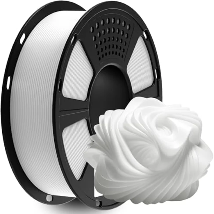 GIANTARM ABS Filament 1.75mm, 1KG Spule, Durchmessertoleranz +/- 0.02mm, hochfest, weiß – Bild 1