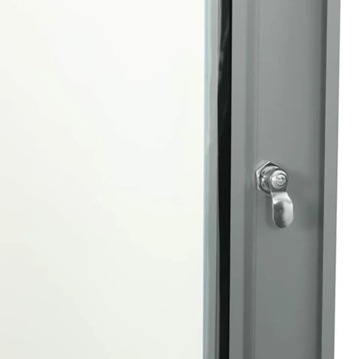 vidaXL Netzwerkschrank, Netzwerkschrank mit Speicher, grau, 60 x 45 x 35 cm, Stahl – Bild 7
