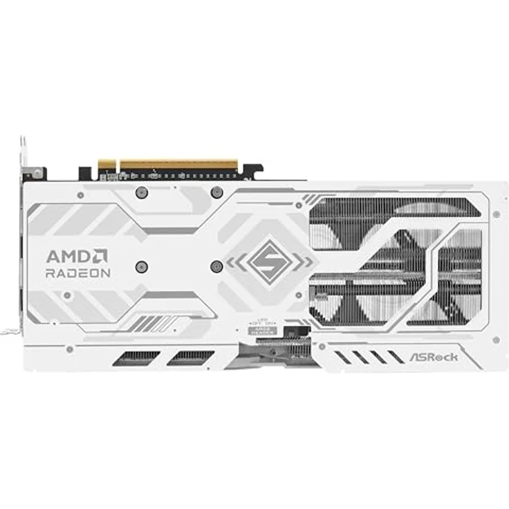 Asrock Radeon RX 9060 XT Steel Legend OC, 16GB GDDR6 Grafikkarte mit 2x HDMI, 2x DP, bis zu 3320MHz Boost Clock – Bild 3