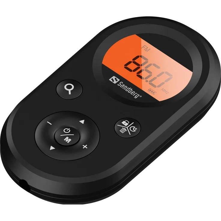 Sandberg Pocket Radio FM+AM Recharge, Schwarz