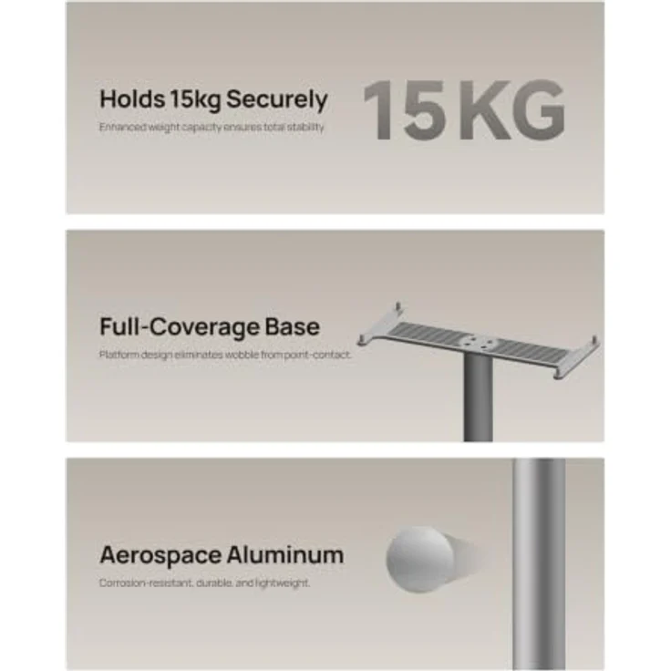 XGIMI C231B Deckenhalterung für TITAN Noir Serie, wackelfreie Metallhalterung mit 15 kg Tragkraft, flexibler Neigungswinkel – Bild 3