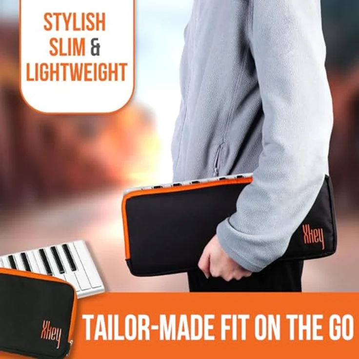 CME Xkeycase Schutzhülle, Schwarz-Orange – Bild 7