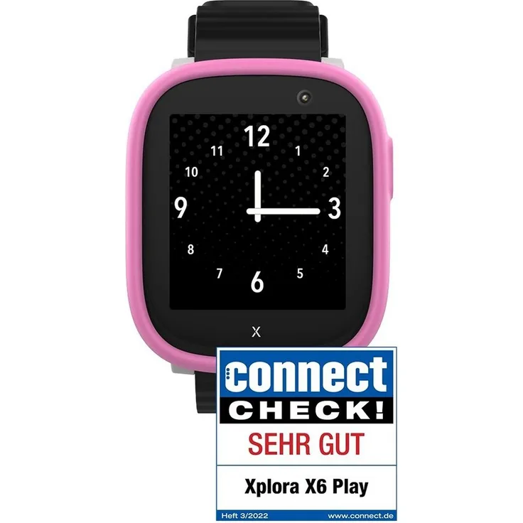 Xplora X6 Play Nano Smartwatch, Kinder-Smartwatch mit integriertem Schrittzähler, Qualcomm 2500 Chipsatz, blau
