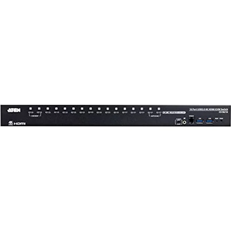 ATEN 16-Port USB 3.0 4K HDMI KVM Switch, Professioneller KVM-Switch mit umfangreichen Anschlussmöglichkeiten – Bild 3