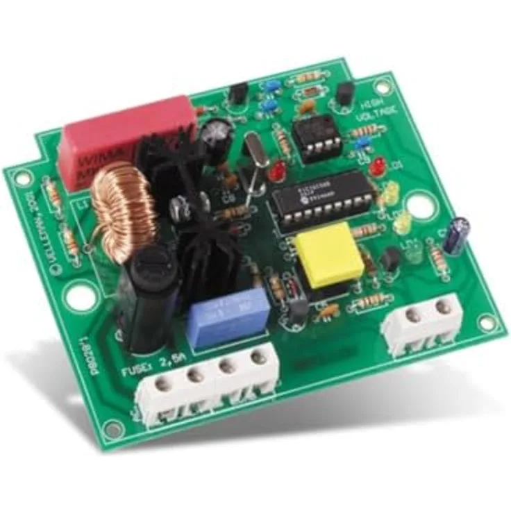 Velleman Whadda Lötbausatz, vielseitiger Dimmer mit Mikroprozessortechnologie, 13 Funktionen, Soft Start, Sicherungssystem und programmierbaren Verzögerungszeiten