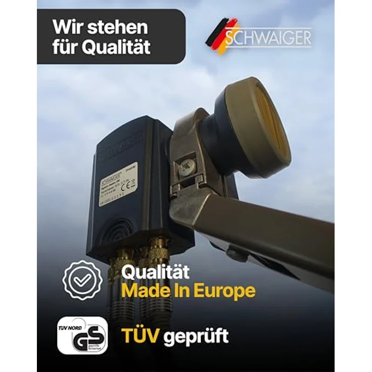 Schwaiger Quattro Switch Lnb digital für Multischalter – Bild 8