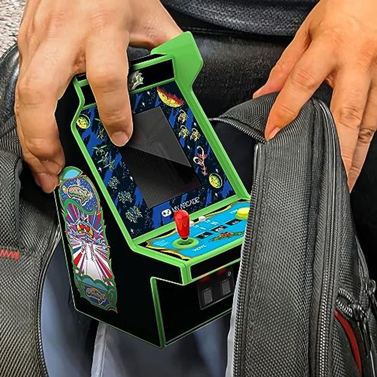 My Arcade GALAGA MICRO PLAYER PRO, Retro-Arcade-Automat 6.8 mit 2-in-1 GALAGA Shooter-Gameplay – Bild 6