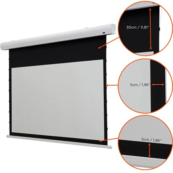 celexon HomeCinema Motorleinwand Tension 240 x 135 cm, 110'' - MWHT – Bild 6