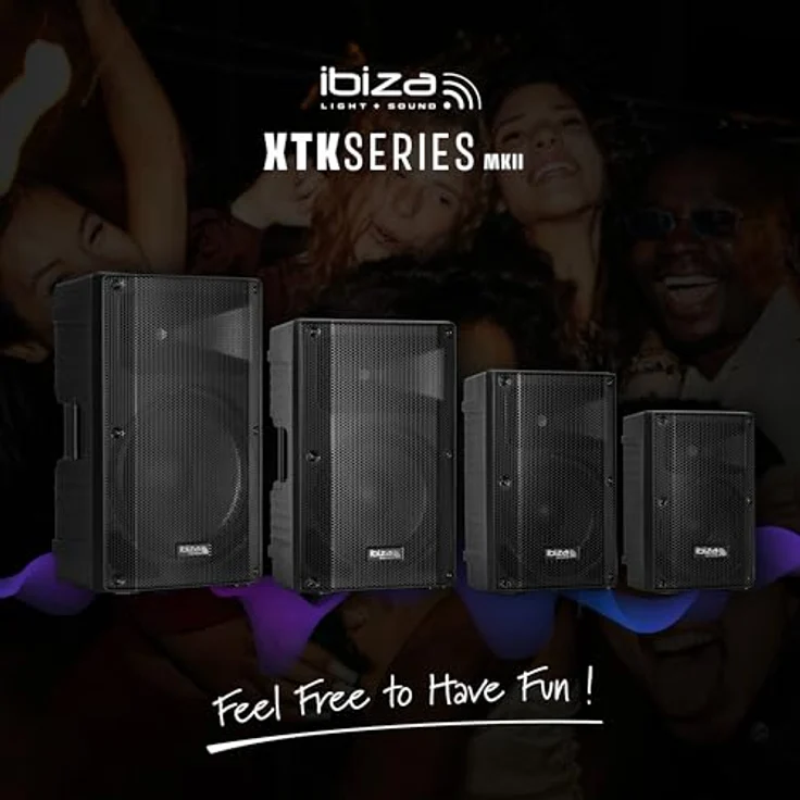 Ibiza XTK15A-MKII, Aktive 15 Zoll PA Lautsprecher Box mit 600W, Bluetooth, MP3-Player und TWS-Funktion – Bild 4