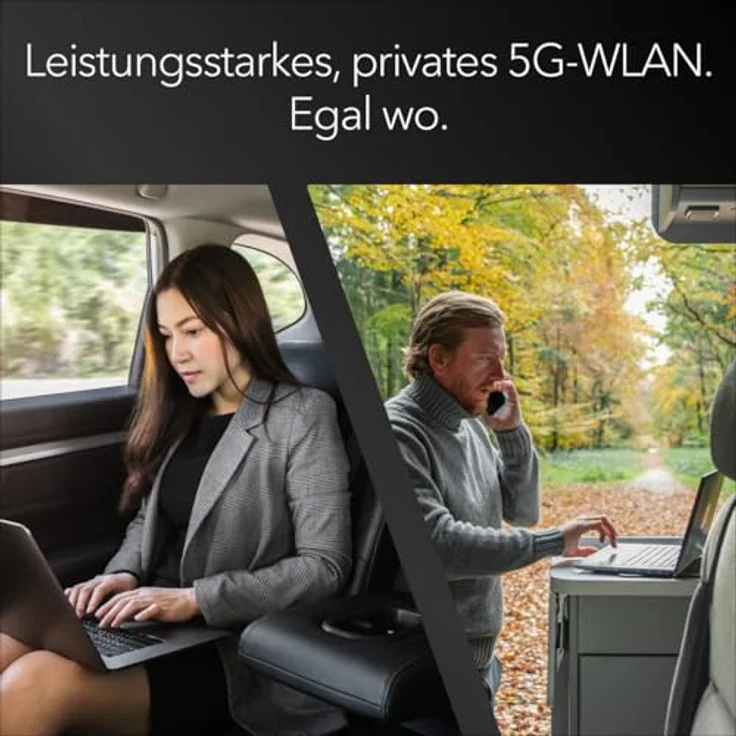 Netgear Nighthawk M7 Pro 5G WiFi 7 Mobile Router, kompakter Hotspot mit RJ-45 und USB Typ C, Schwarz – Bild 4