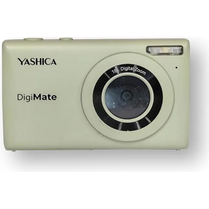 Yashica DigiMate 100, Kompaktkamera mit 64 MP Auflösung, 18x Zoom, 4K Videoaufnahmen, Mint grün – Bild 1