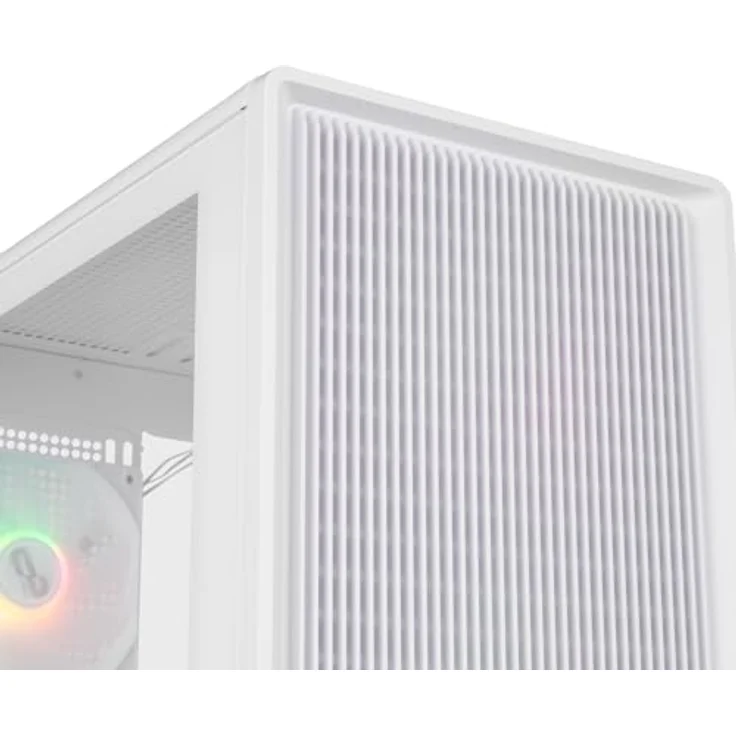 Nox Infinity IOTA, PC-Gehäuse in Weiss mit Mesh-Frontblende und 4 vorinstallierten 120-mm-Lüftern, ATX-kompatibel – Bild 8