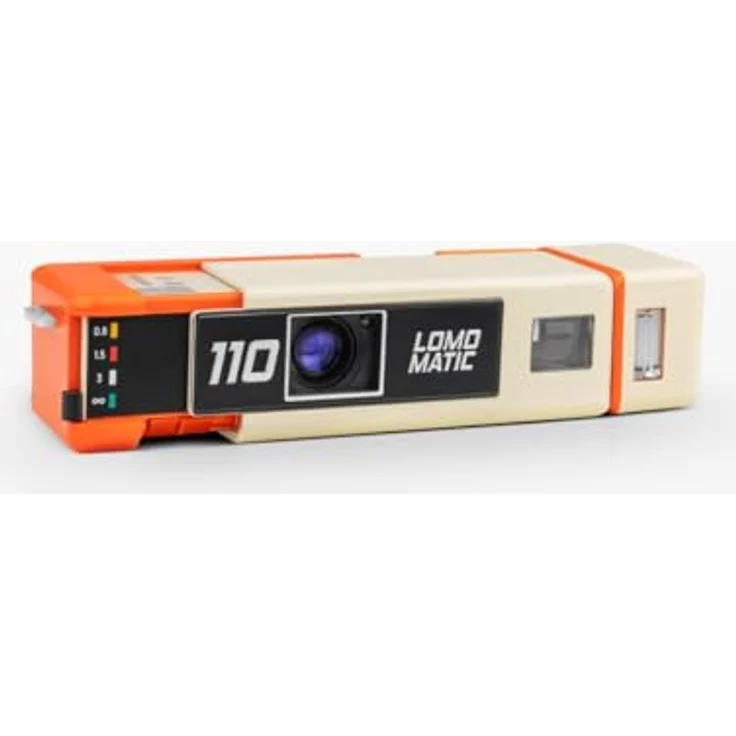 Lomography Lomomatic 110 Kamera & Blitz Golden Gate – Bild 1