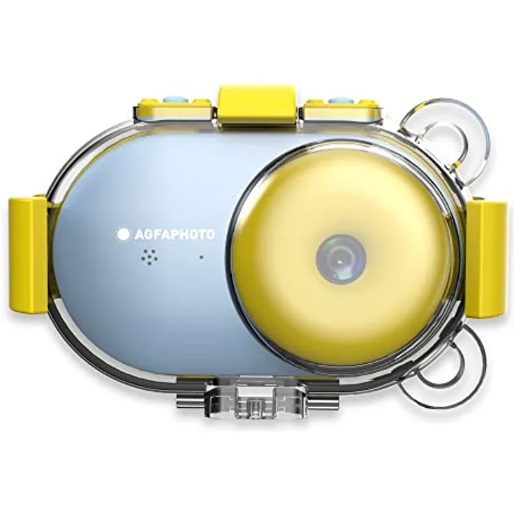 AgfaPhoto Fotokamera, wasserdicht, für Kinder, inkl. MSD8GB Blau