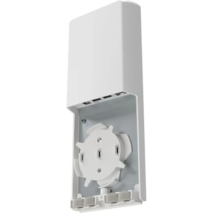 MikroTik FTC21, I/O-Converter Fiber mit 2,5 Gbit/s, 2x RJ45 und 1x 2.5G SFP, PoE, IP55, Weiss – Bild 1