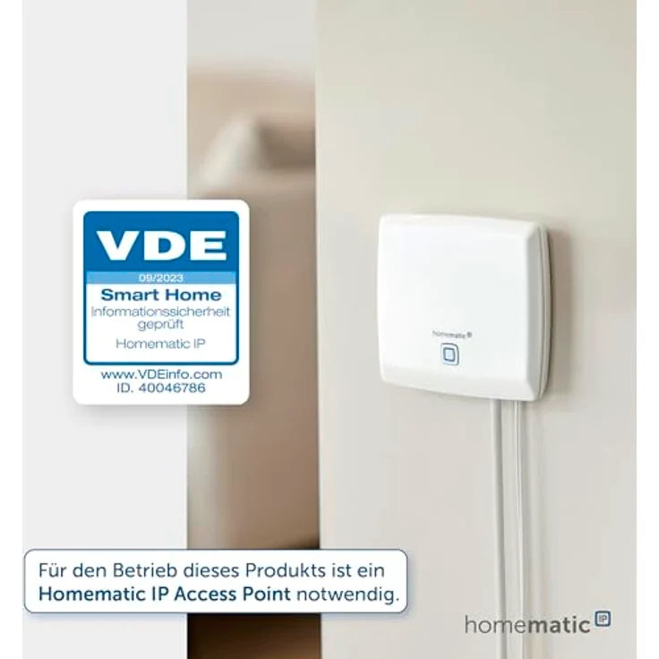 Homematic IP Smart Home Heizkörperthermostat - Flex, digitale Steuerung, Energie sparen, 160230A0 – Bild 4