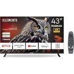 KB ELEMENTS Fernseher Smart TV 43 Zoll 4K Ultra HD WLAN Bluetooth Magic Fernbedienung WEBOS Betriebssystem 1 GB RAM 8 GB Flash-Speicher