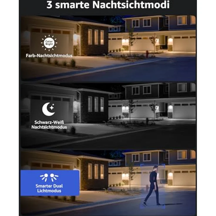 ANNKE CPT500, 3K PT PoE Überwachungskamera mit Auto-Tracking, 345° Schwenk, 80° Neige, 2-Wege-Audio, KI Personen-/Fahrzeugerkennung, Smartes Duales Licht, 512 GB Speicher – Bild 6