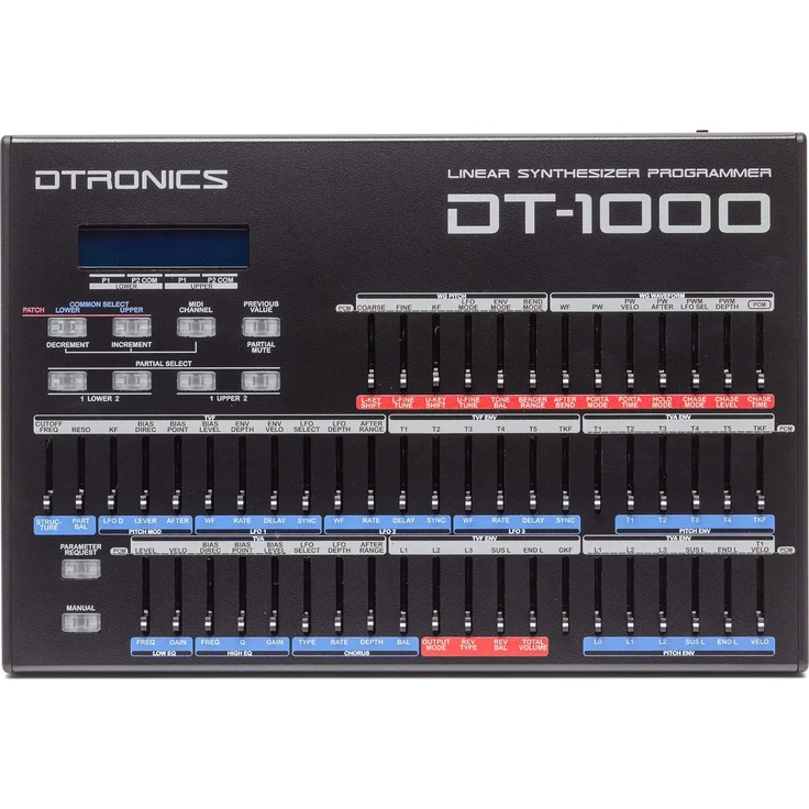 Dtronics DT-1000, MIDI Controller mit zahlreichen Steuerfunktionen, Mehrfarbig