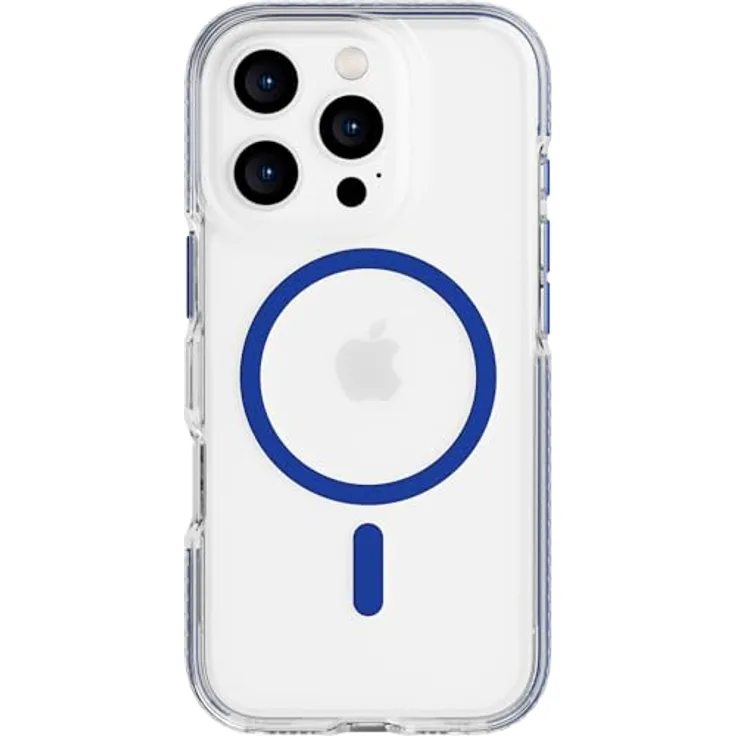 tech21 EvoCrystal für iPhone 16 Pro MagSafe-kompatibel - Aufprallschutz Hülle 15x nach Militärstandard getestet (Blau) - Preisvergleich