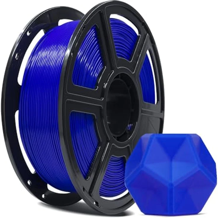 FLASHFORGE PLA PRO 3D-Drucker-Filament, 1,75 mm, 1 kg Spule, Maßgenauigkeit +/- 0,02 mm, blau, bessere Zähigkeit, knäuelfrei für FDM Drucker – Bild 1