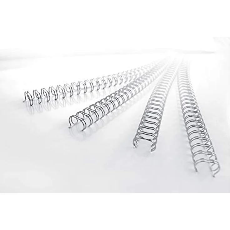 WireBind Drahtbinderücken, 100 Stück, 8mm, weiß – Bild 5