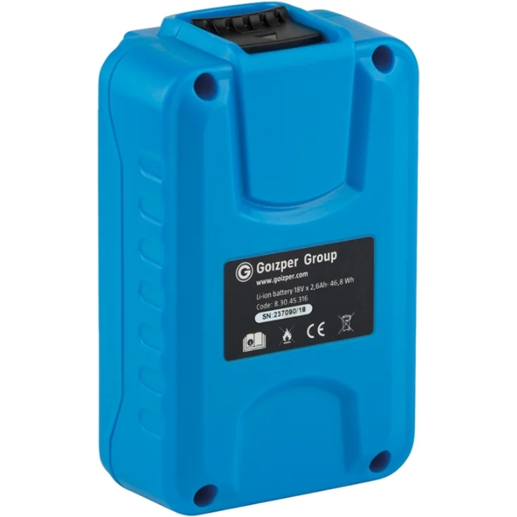 Kramp 18-V-Lithium-Ionen-Akku, kompatibel mit 15 LTC/20 LTC-S-Sprühgerät, hohe Leistung