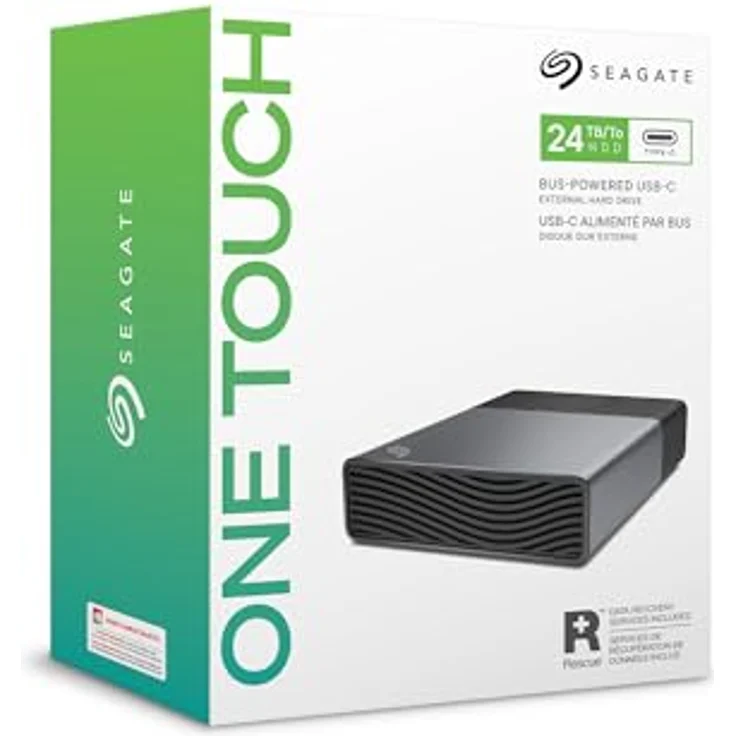 SEAGATE One Touch STNB8000400, 8 TB externe Festplatte mit USB-C Verbindung, 3,5 Zoll, Space Grau – Bild 11