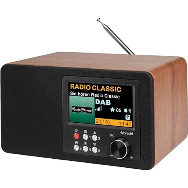 Albrecht DR 863 Digitalradio Mono, DAB+/UKW, 4,3" Farbdisplay, Komfortmodus, ASA – Bild 1