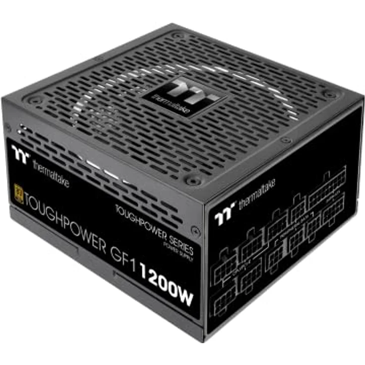Thermaltake GF1 1200W PC-ATX-Netzteil 80-Plus-Gold voll-modular leiser 140 Lüfter schwarz PS-TPD-1200FNFAGE-1 – Bild 1