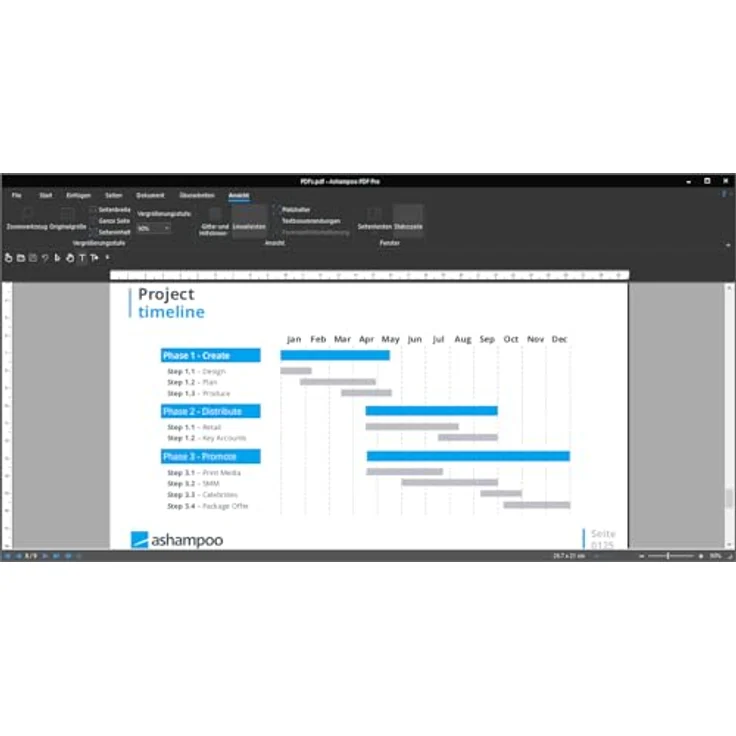 Ashampoo PDF Pro 4 – PDF-Bearbeitung, -Konvertierung und -Erstellung, Lifetime-Lizenz für 1 PC, Aktivierungscode per Product Key Card – Bild 2